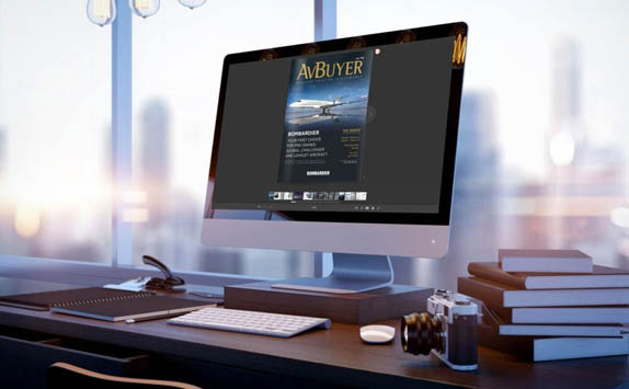 Brochure digitali sullo schermo del computer